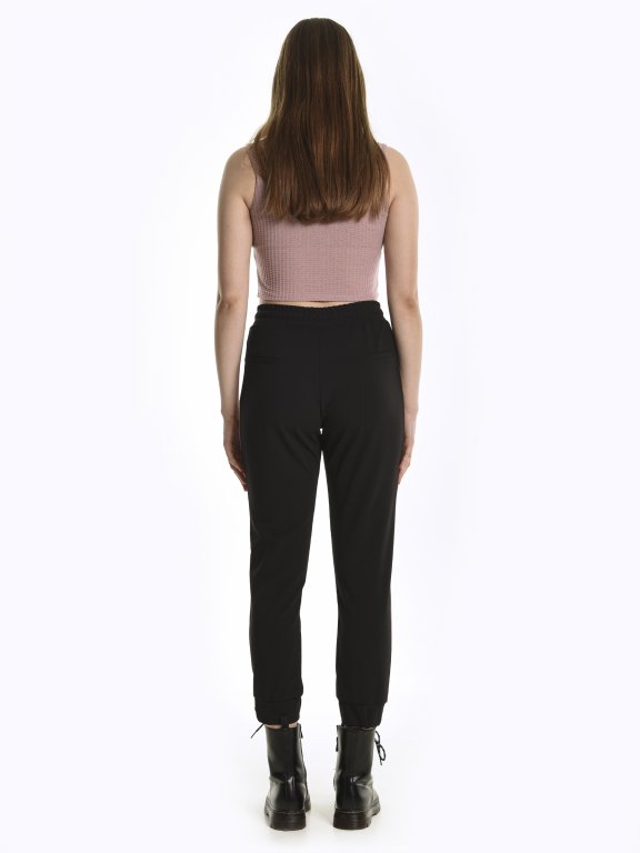 Stretchy jogger fit trousers