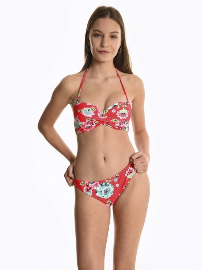 Bikini gaćice s cvjetnim uzorkom