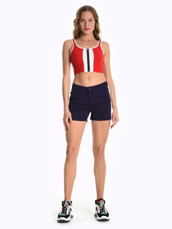 Shorts with side panel