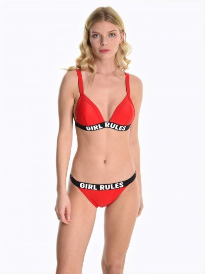 Bikini bottom with print