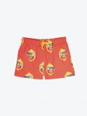 Swim shorts with lemon print