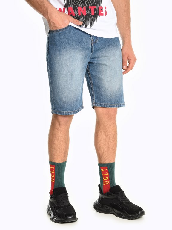 Denim shorts