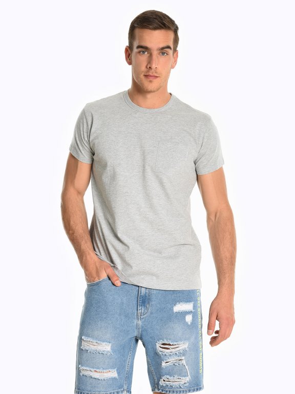 Basic t-shirt with chest pocket