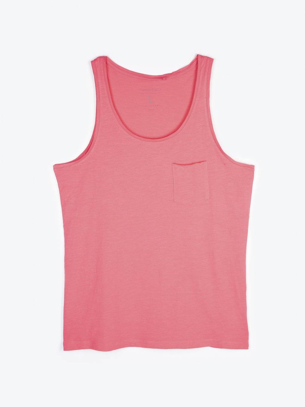 Tank with chest pocket