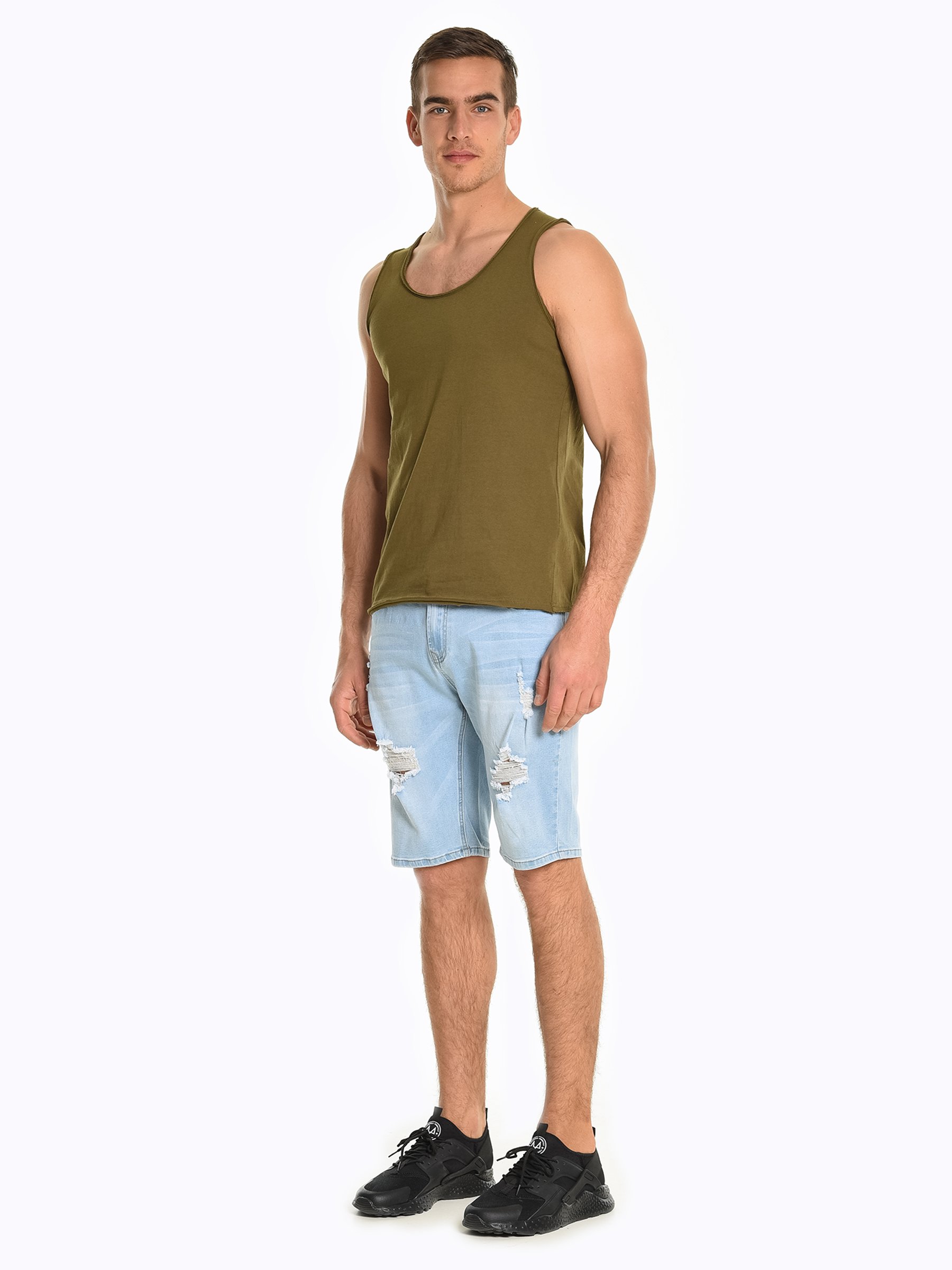 Jeans Shorts im Used-Look | GATE