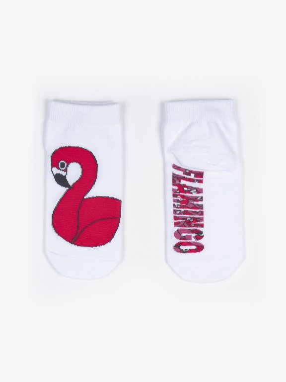 Sada dvoch párov vzorovaných ponožiek