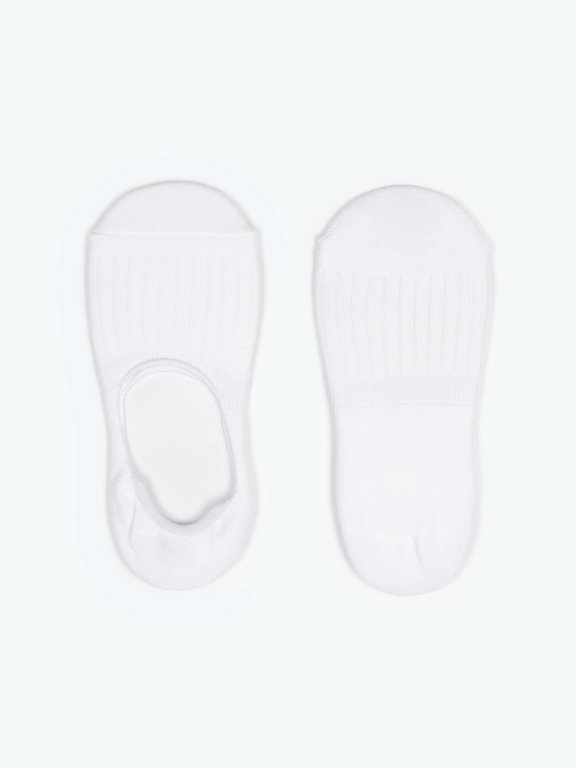 2 pack footies with silicone heel