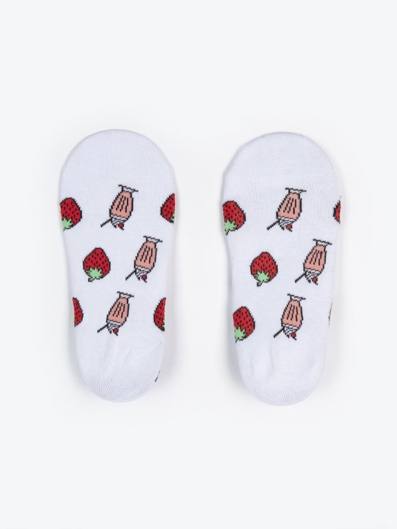 Комплект от два чифта чорапи с щампа