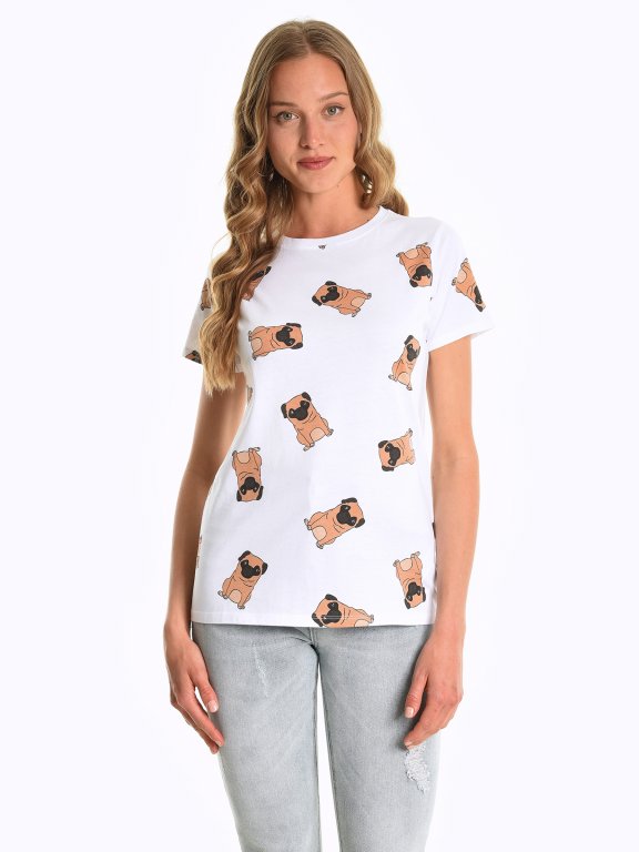 All over printed t-shirt