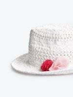 Fedora hat with flowers