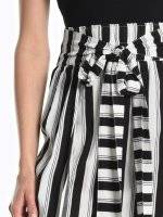 Maxi striped skirt