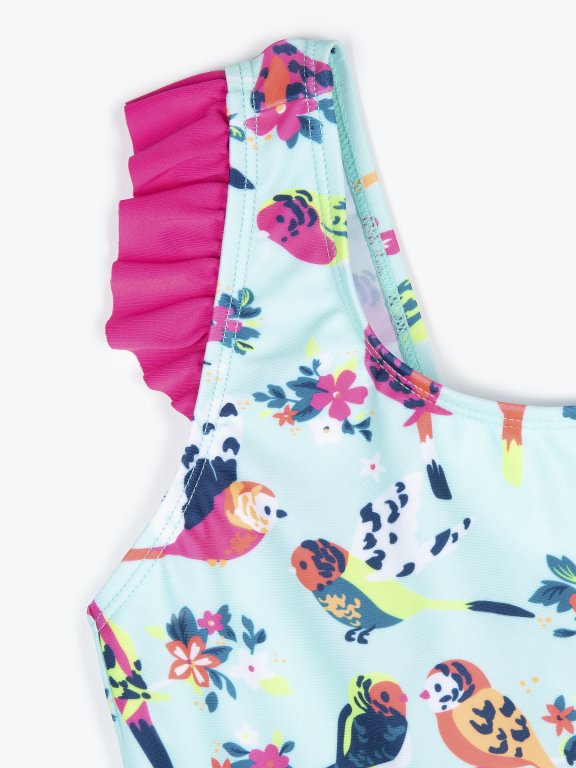 Swimsuit with ruffle