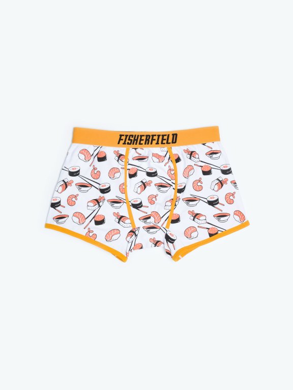 Sushi print boxers