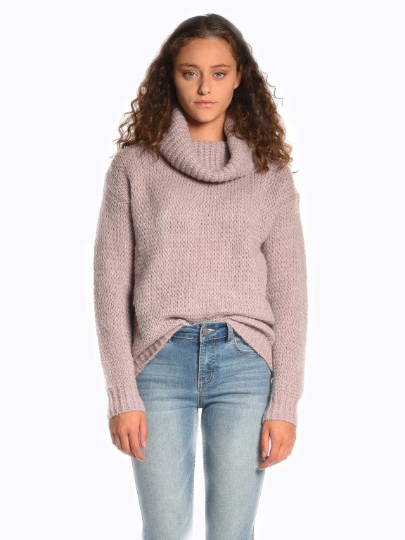 Structured rollneck sweater