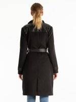 COMBINED DUSTER COAT WITH BELT