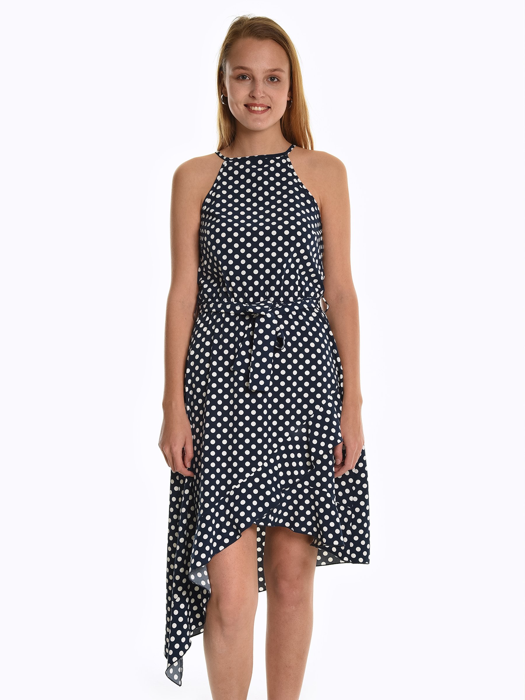 polka dot print dress