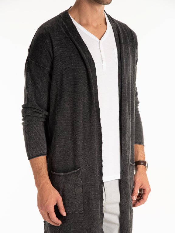 PROLONGED STRUCTURED CARDIGAN