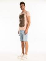 Slim fit t-shirt with print