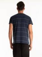STRIPED T-SHIRT WITH CHEST POCKET