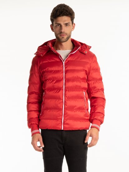 QUILTED PUFFER JACKET WITH HOOD