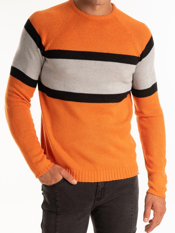 Viacfarebný sveter