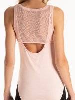 Sports tank with mesh