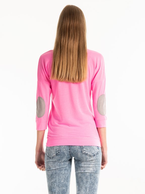 Top with elbow patches