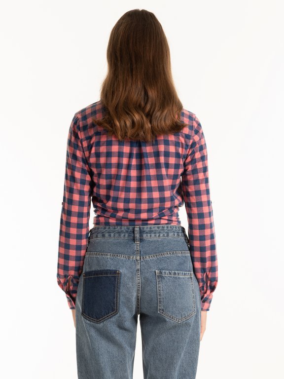 PLAID SHIRT WITH CHEST POCKETS