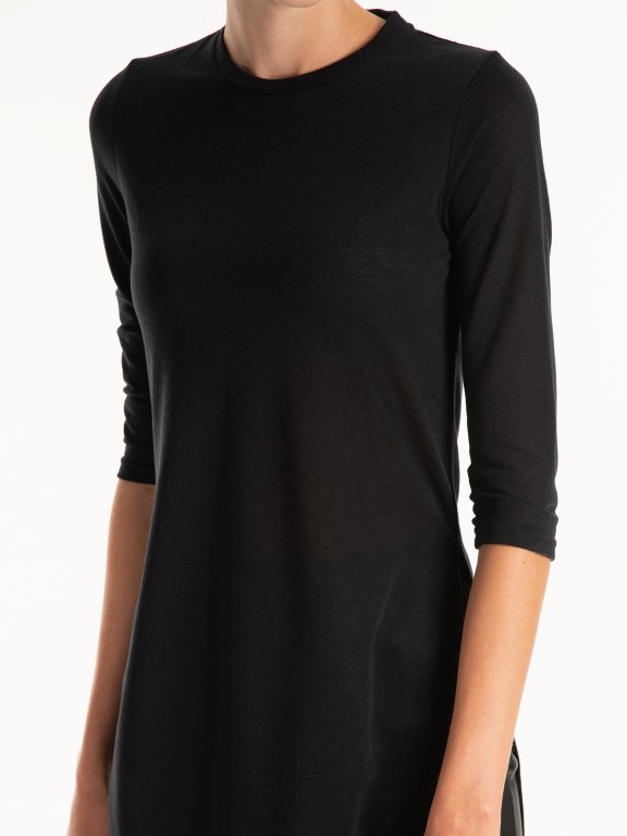 LONGLINE T-SHIRT WITH SIDE SLITS