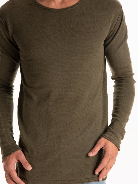 Prolonged structured sweater