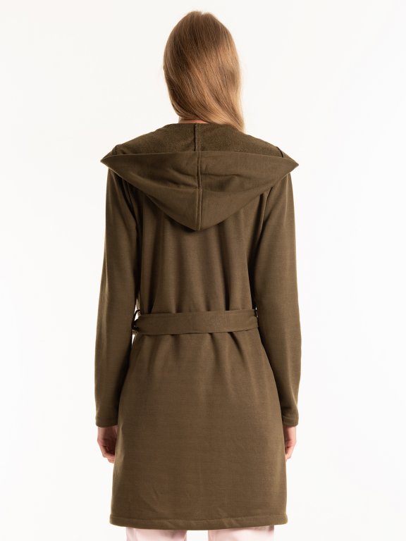 Light coat with hood