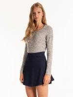 OVERSIZED WOOL BLENDED JUMPER WITH PEARLS