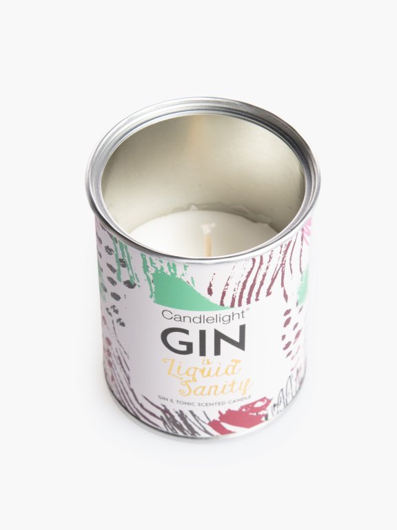 Gin & tonic scented candle in tin