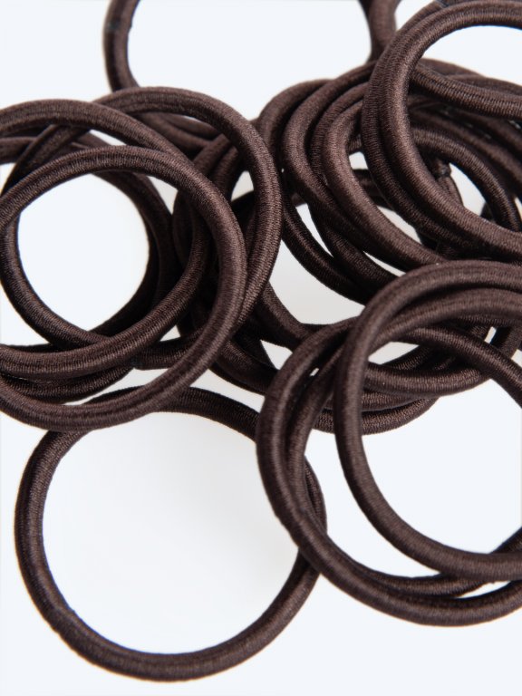 24-pack basic rubber bands set
