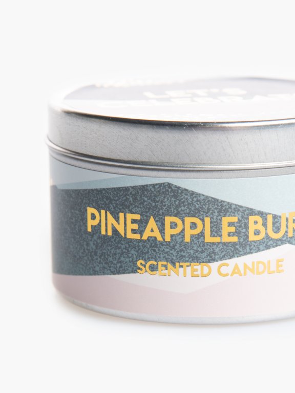 Pineapple scented candle