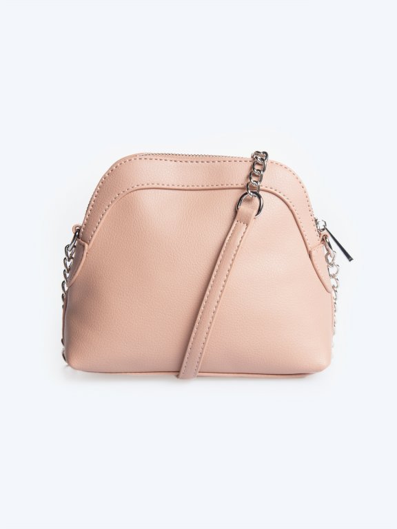 Crossbody bag with chain strap