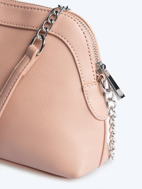 Crossbody bag with chain strap