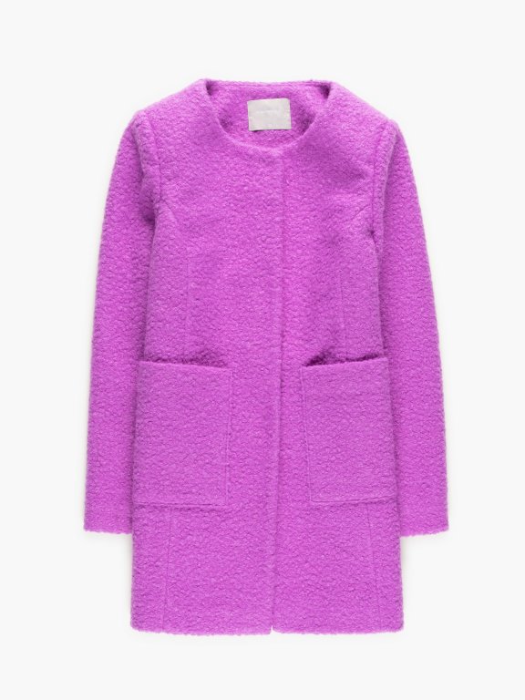 Jednobarevný kabát