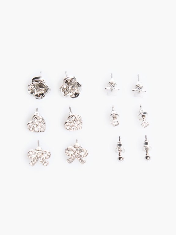 6-pairs earrings