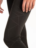 Geometric print leggings