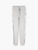 Marled sweatpants with sequins