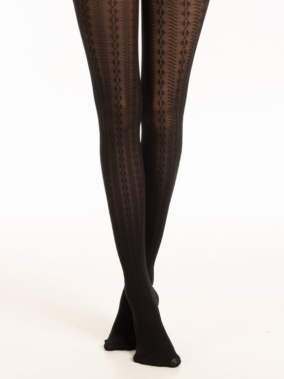 Patterend tights