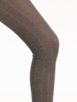 Tights with silver thread