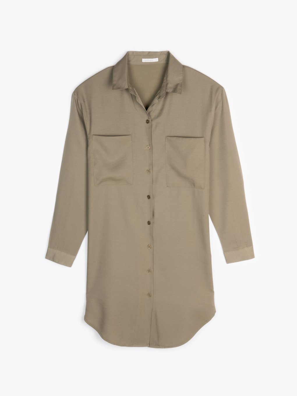PREMIUM COLLECTION: Oversized loose-fit button down blouse