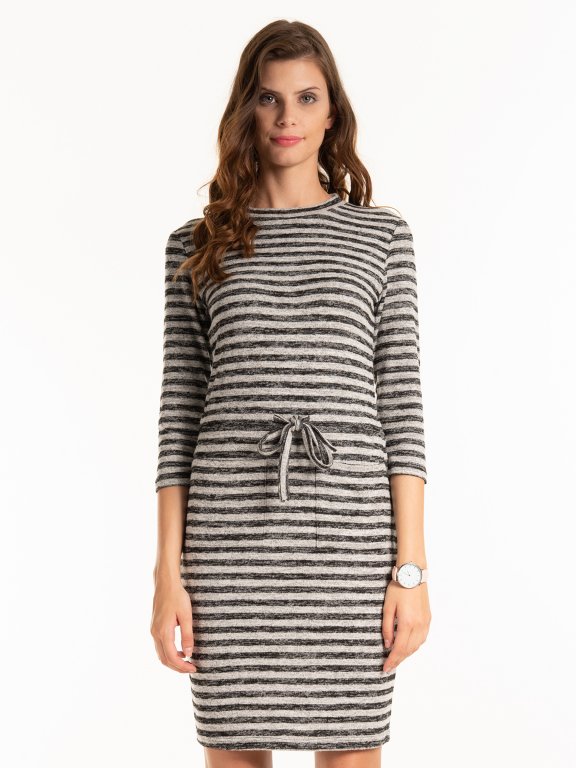 Striped dress with pockets
