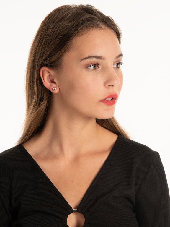 9-pairs basic earrings