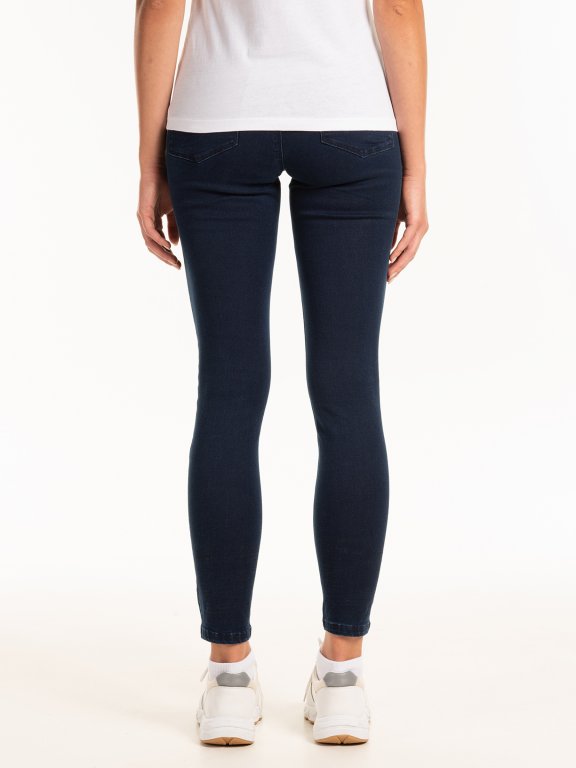Basic mid waist skinny jeans