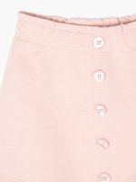 Mini skirt with buttons
