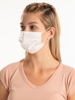 3-ply white disposable face mask (5 pcs)