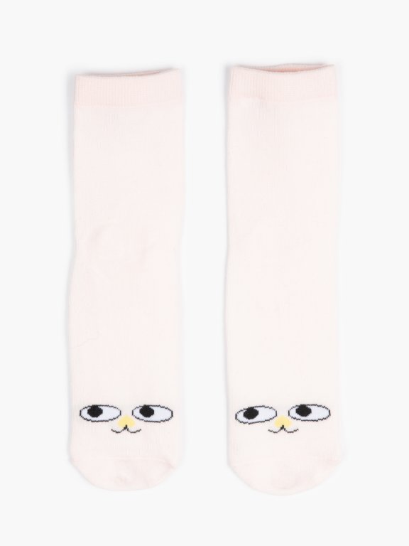 Sada dvou párů ponožek se vzorem